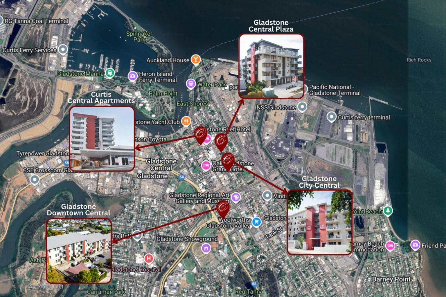 Gladstone Downtown Central Apartment Hotel Official المظهر الخارجي الصورة